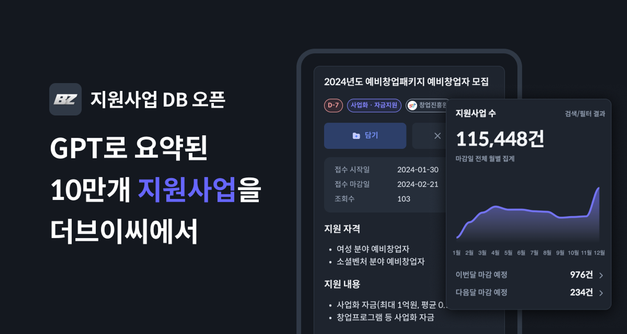 지원사업DB오픈